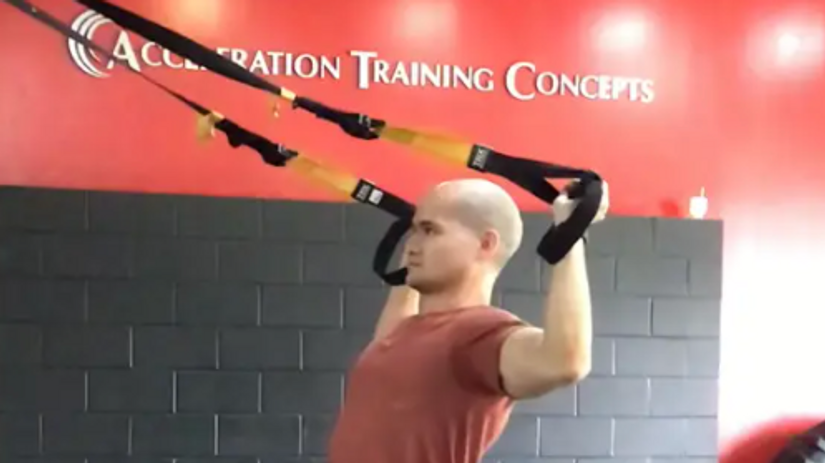 TRX Row To External Rotation
